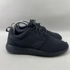 Nike Roshe One Running Shoes Women Size 9 Black Mesh Comfort Lightweight Sneaker